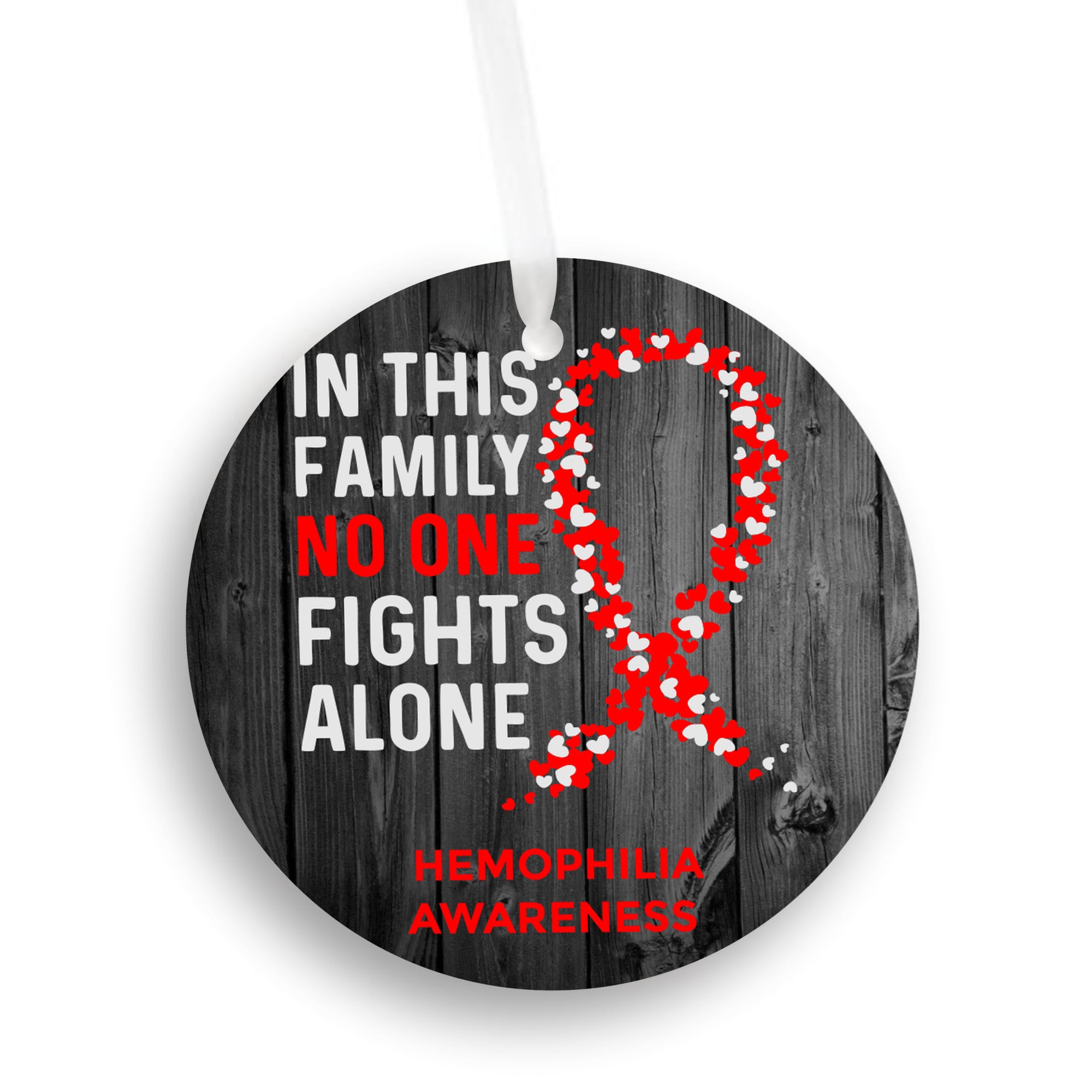 Hemophilia Awareness Christmas Ornament