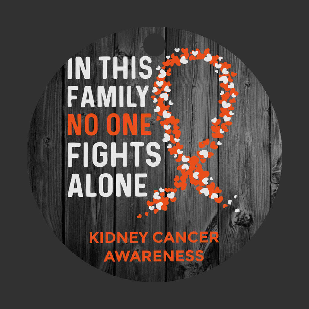 Kidney Cancer Awareness Christmas Ornament