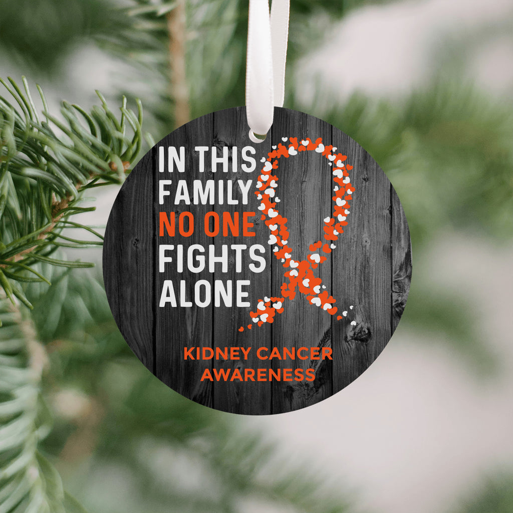 Kidney Cancer Awareness Christmas Ornament