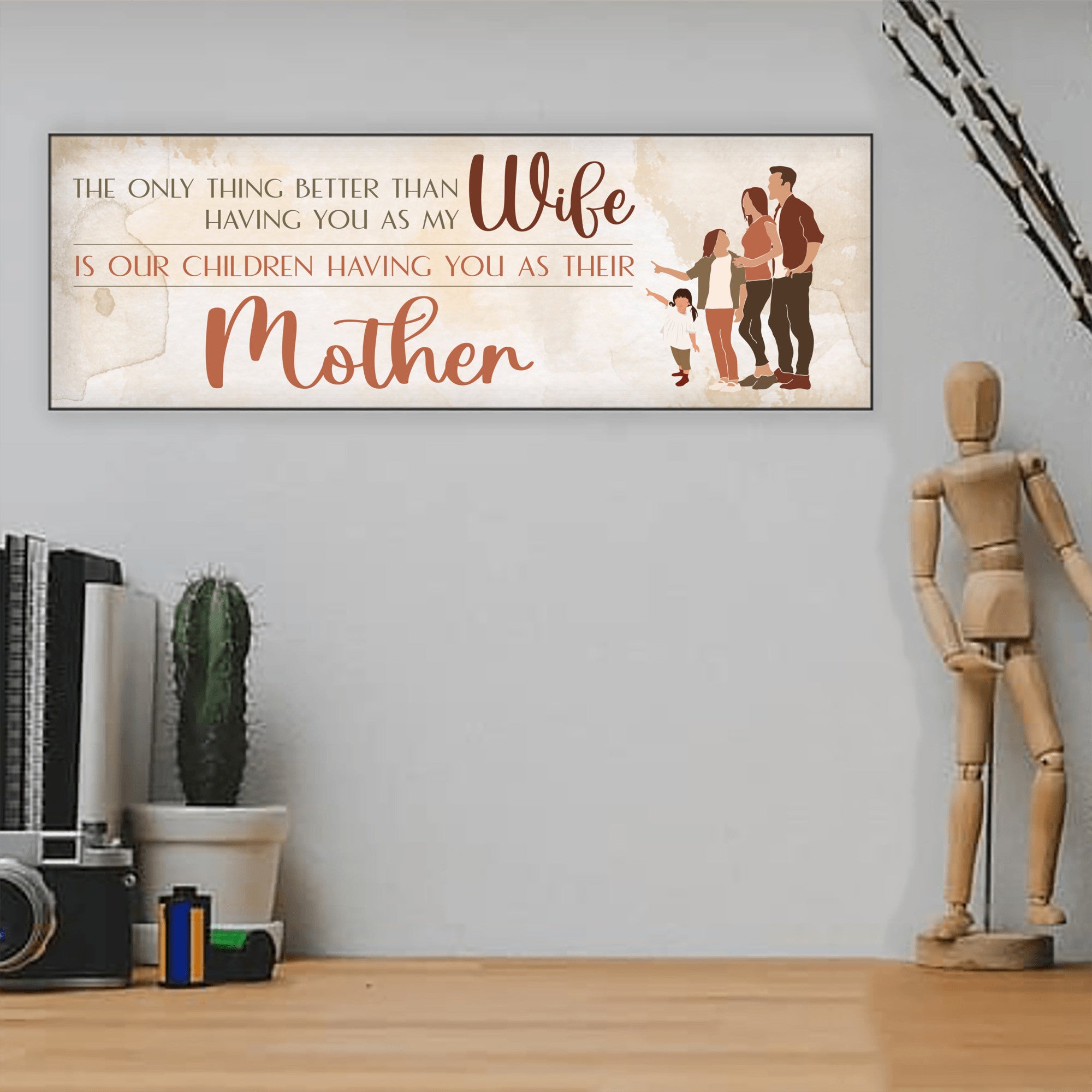 Best Wife And Mother Mother's Day Sign