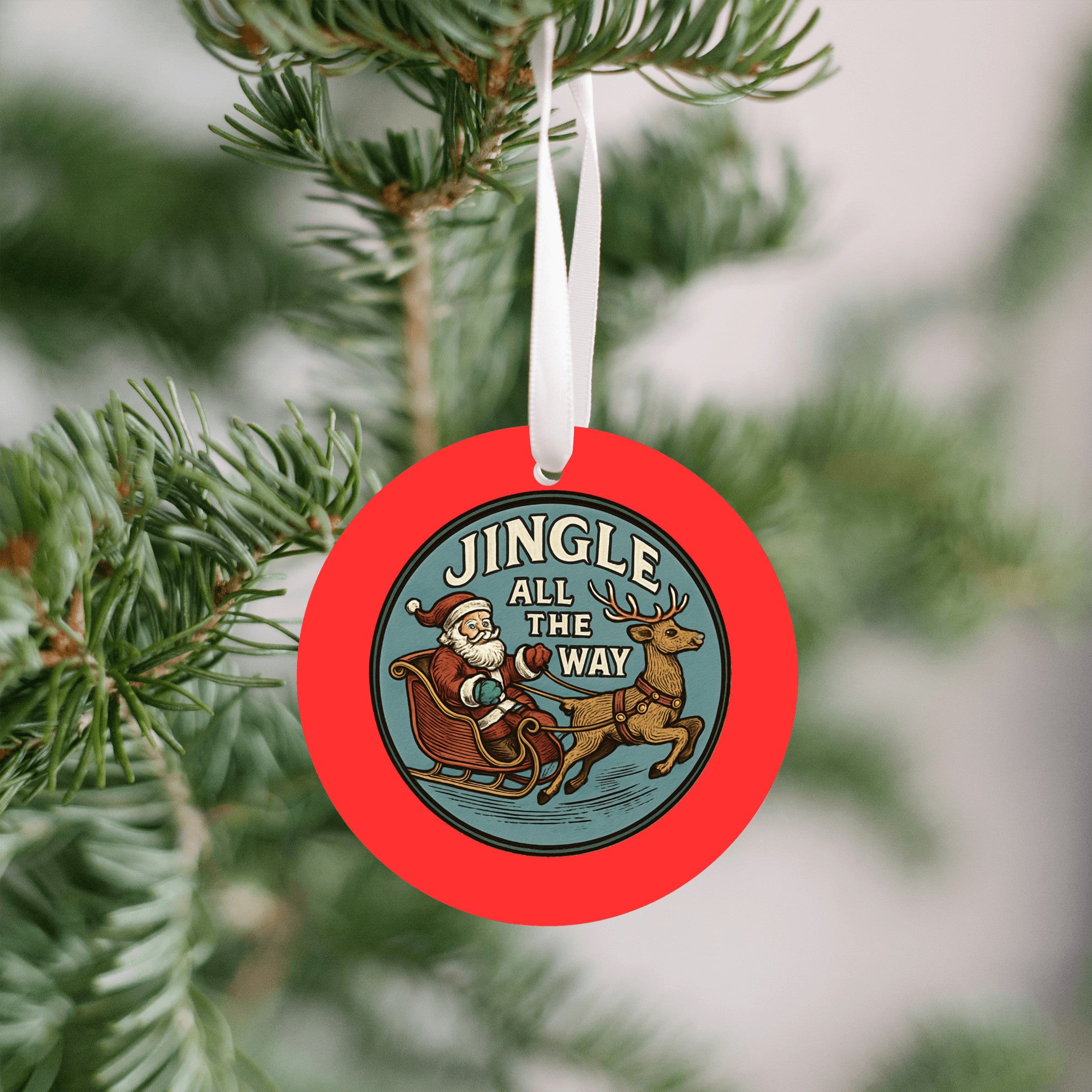 Jingle All The Way Christmas Ornament